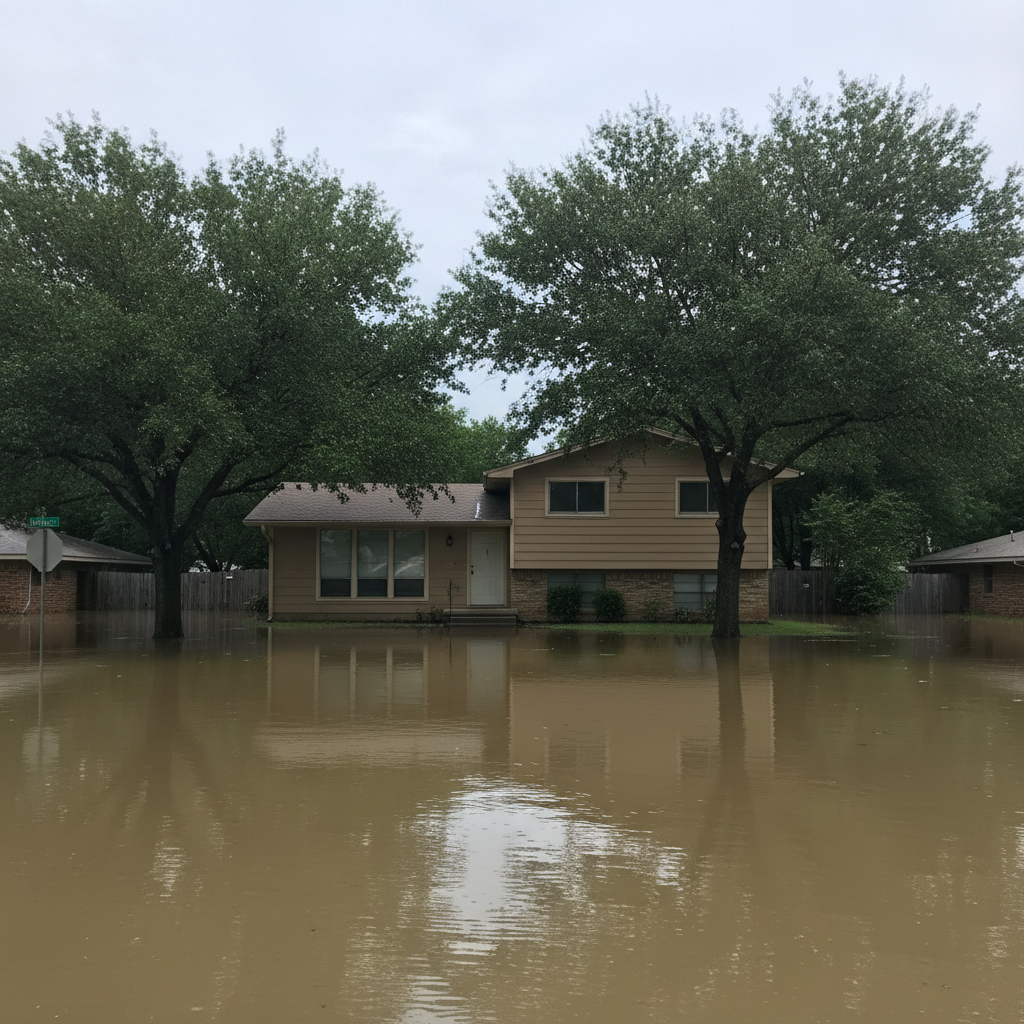 Flood cleanup in Lancaster