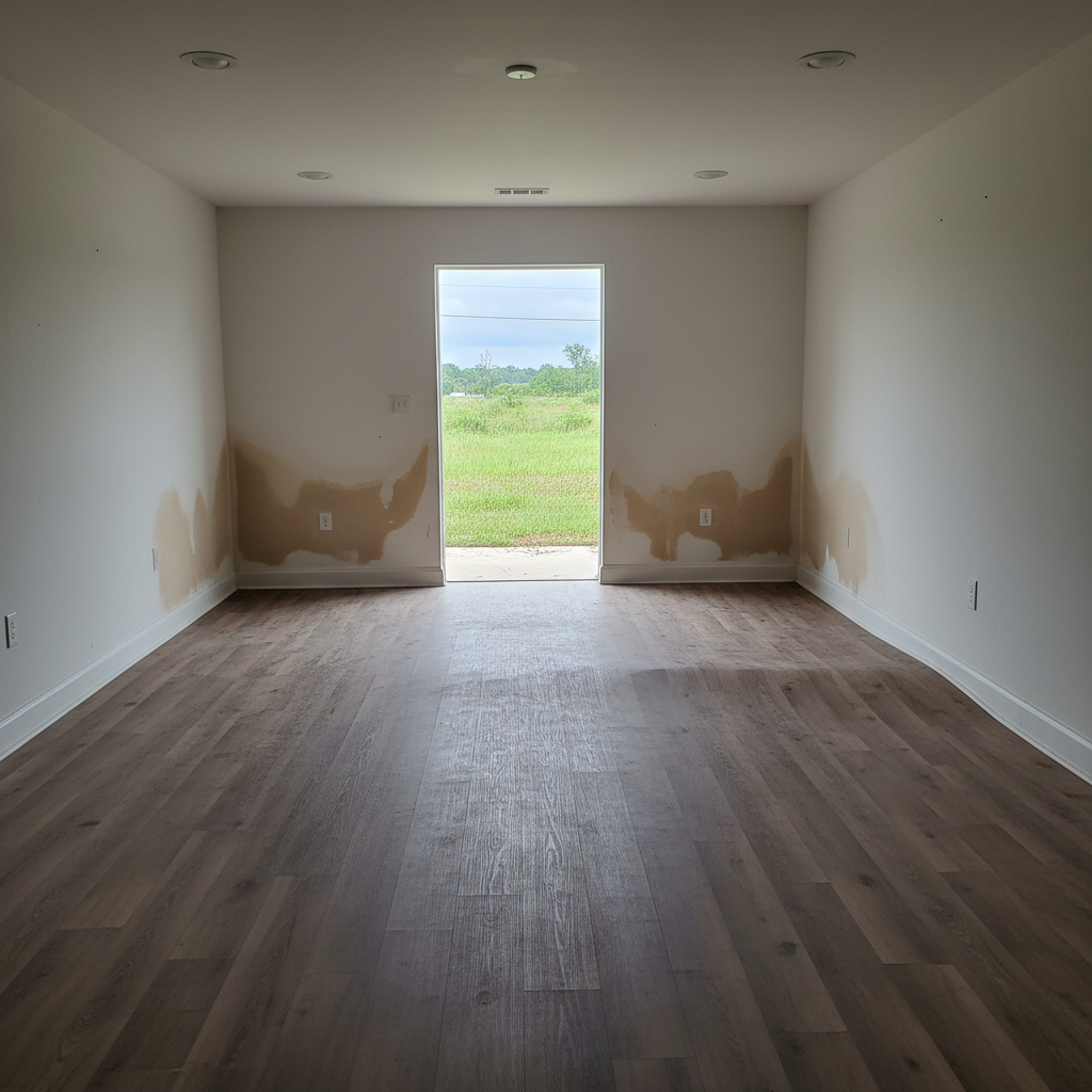 Hardwood Floor Water Damage Restoration in Lancaster