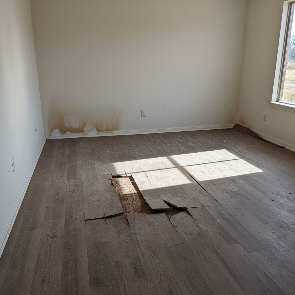 Water damage-related mold removal