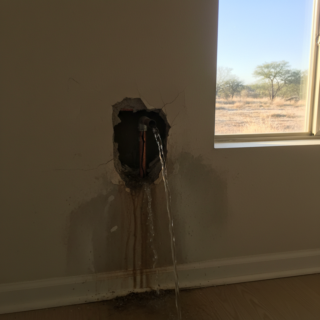 Burst Pipe Repair and Cleanup