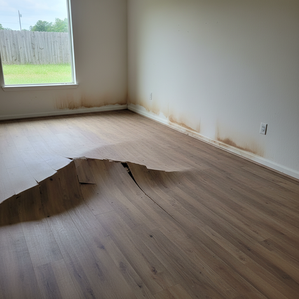 Water damage-related mold removal