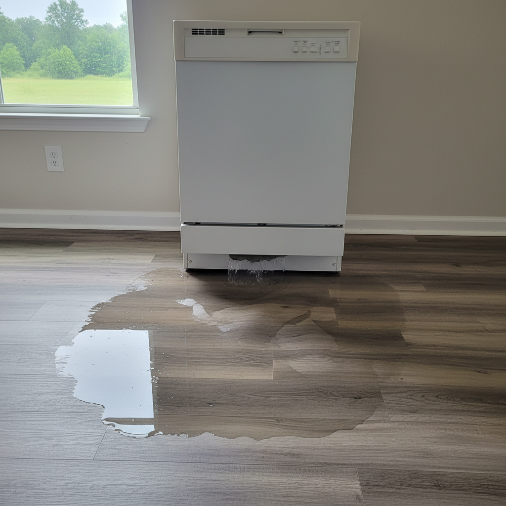 Appliance Leak Cleanup