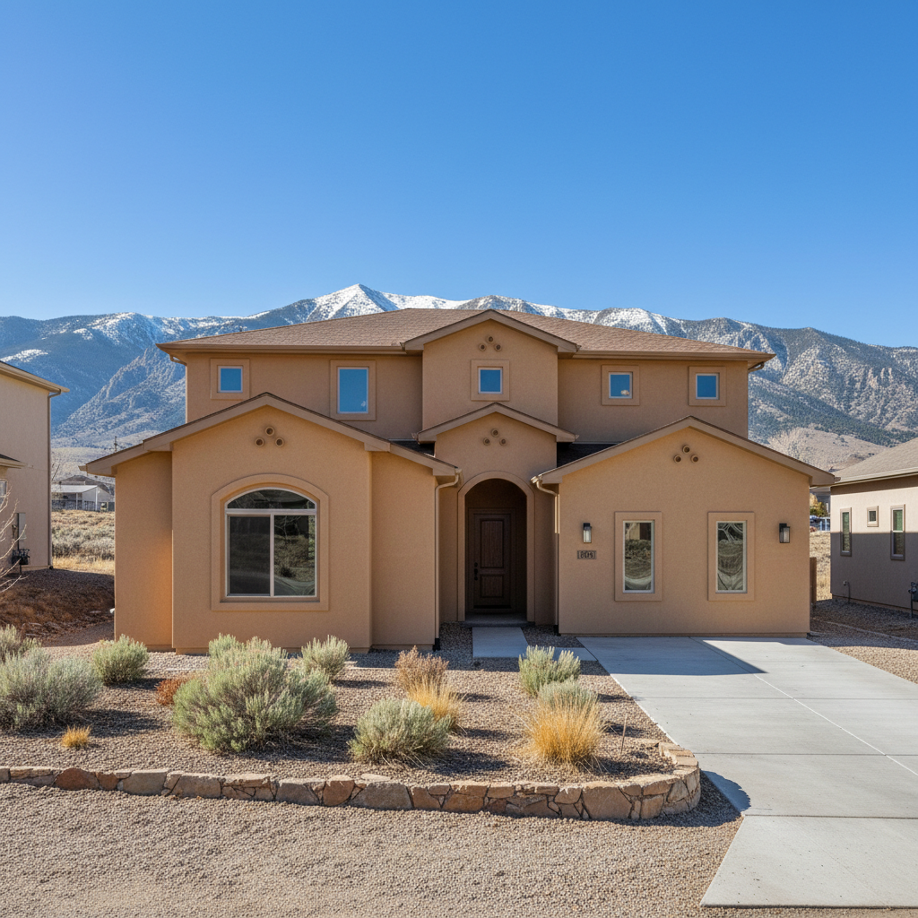 Completed commercial stucco work at a residential property in Salt Lake City, UT
