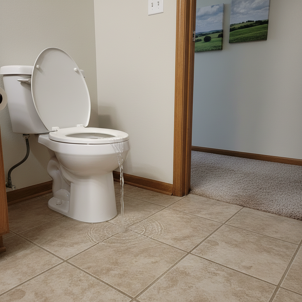 Toilet Overflow Cleanup