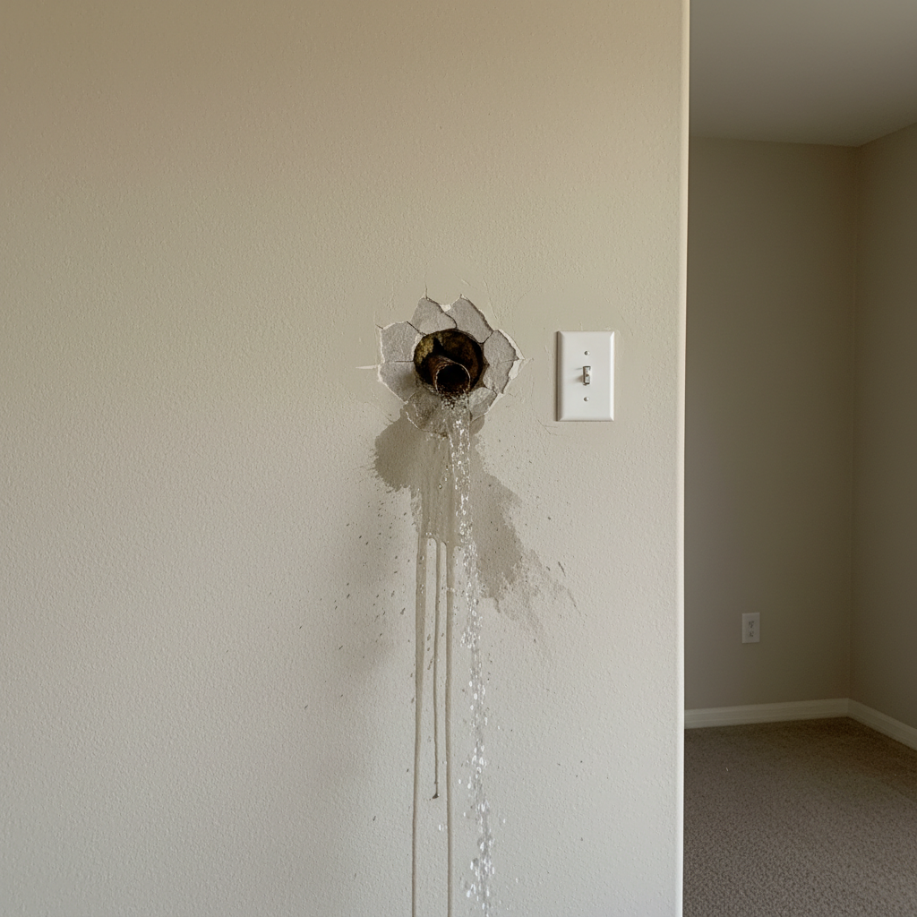 Burst Pipe Repair and Cleanup