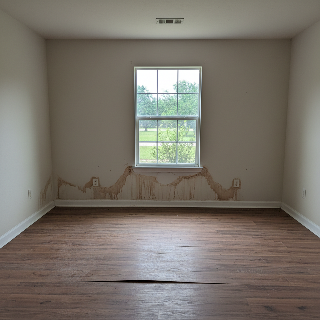 Water damage-related cleanup & repair