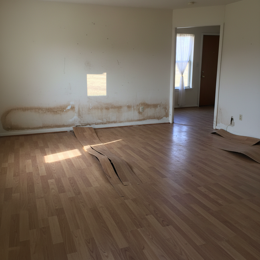 Water damage-related mold removal