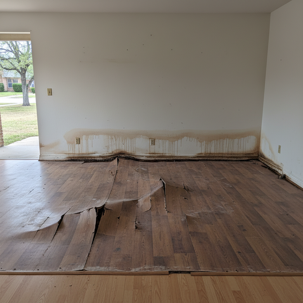 Hardwood Floor Water Damage Restoration