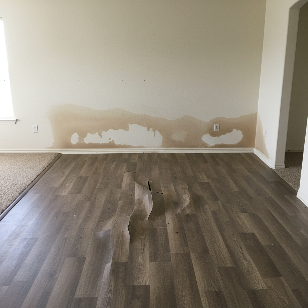 Water damage-related mold removal
