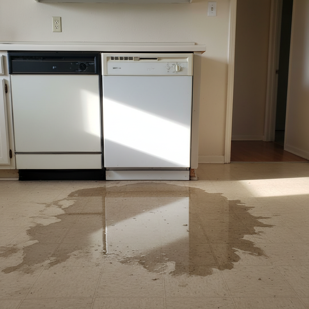 Appliance Leak Cleanup