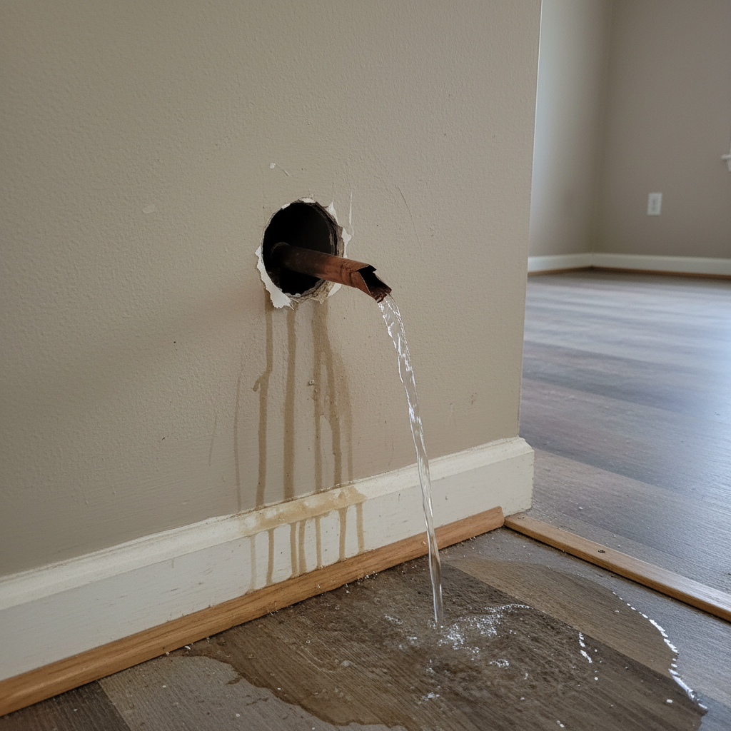 Burst Pipe Repair and Cleanup in Mansfield