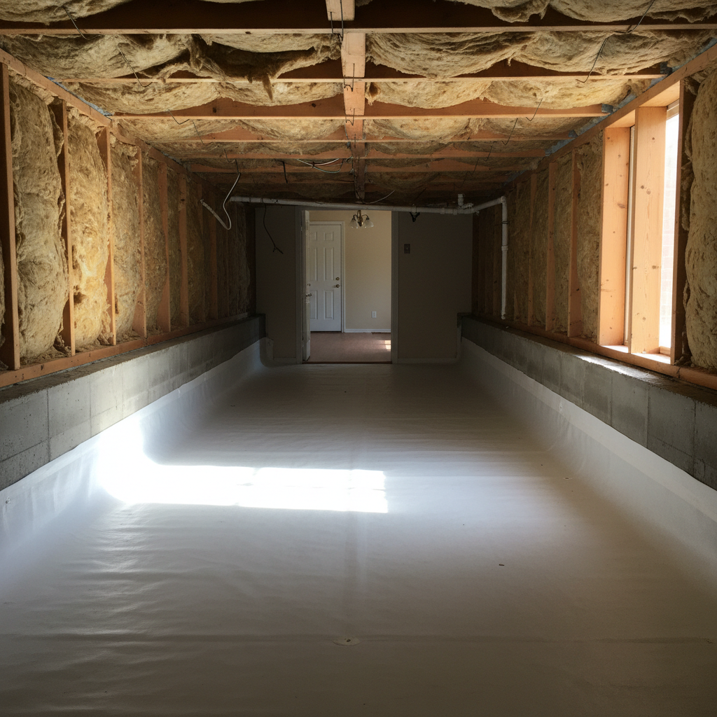 Crawl Space Water Removal in Mansfield