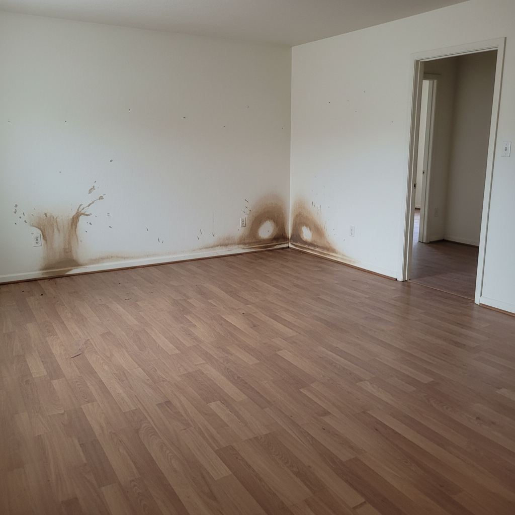 Hardwood Floor Water Damage Restoration in Mansfield
