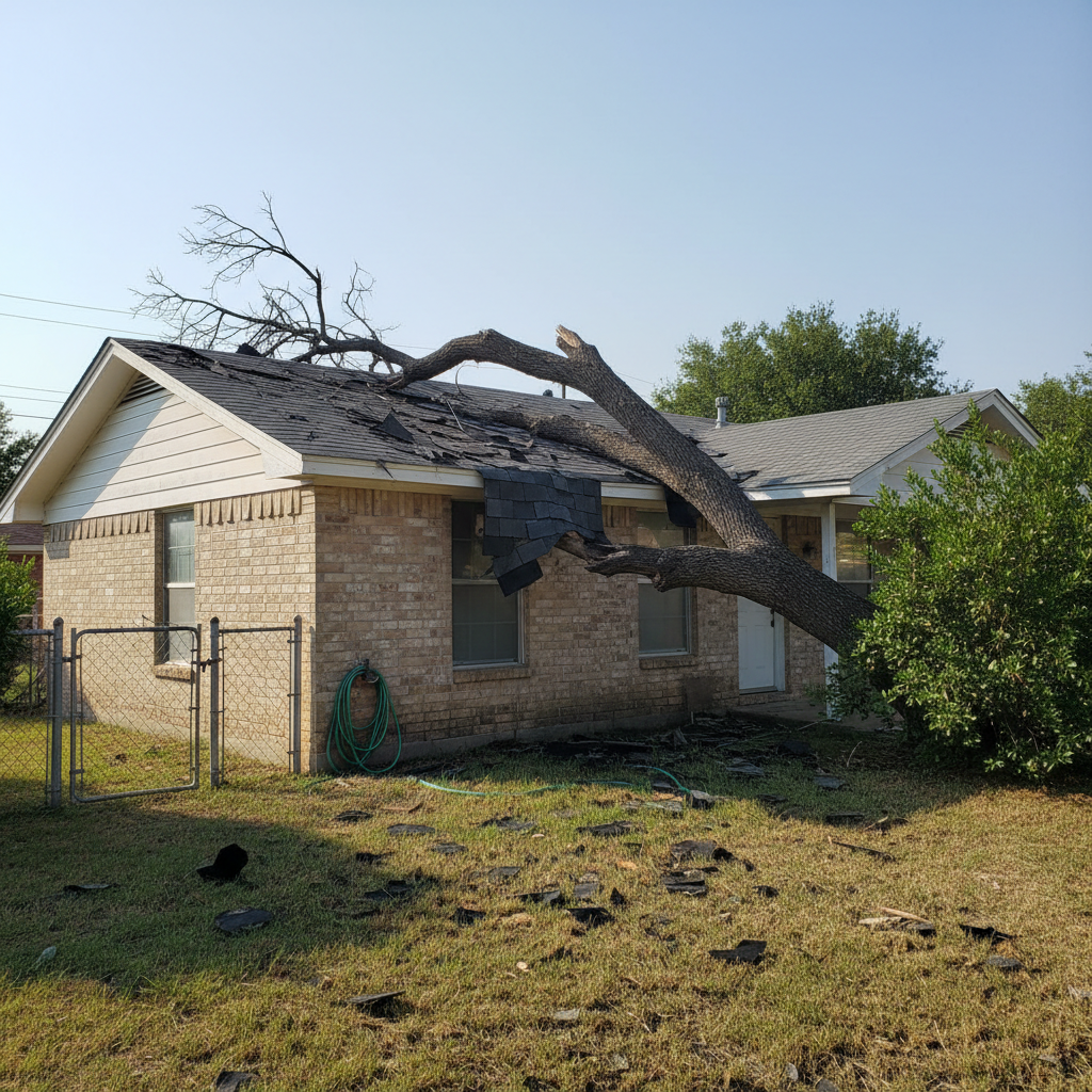Storm Damage Restoration in Mansfield