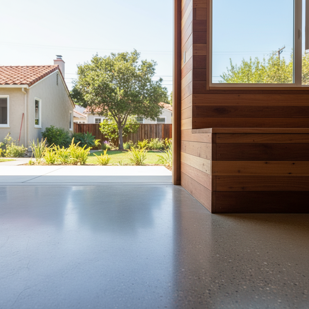 Completed garage conversion work at a residential property in San Francisco, CA