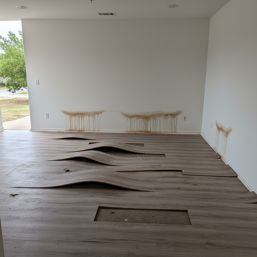 Water damage-related mold removal