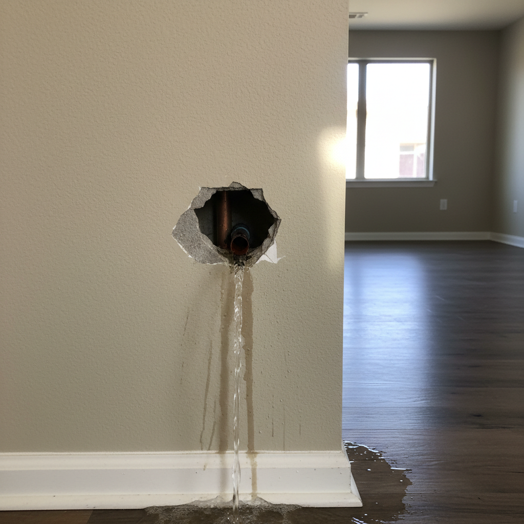 Burst Pipe Repair and Cleanup
