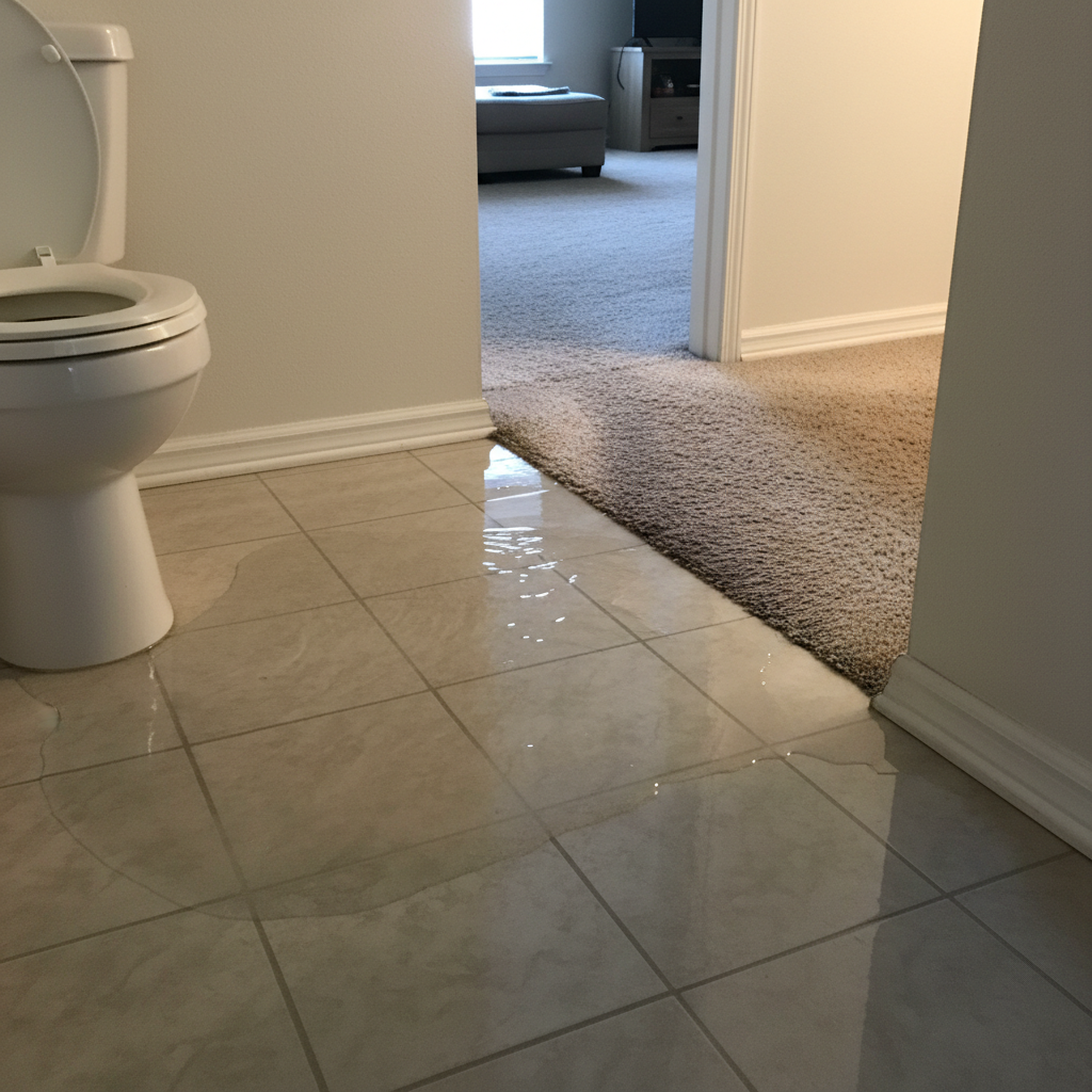 Toilet Overflow Cleanup
