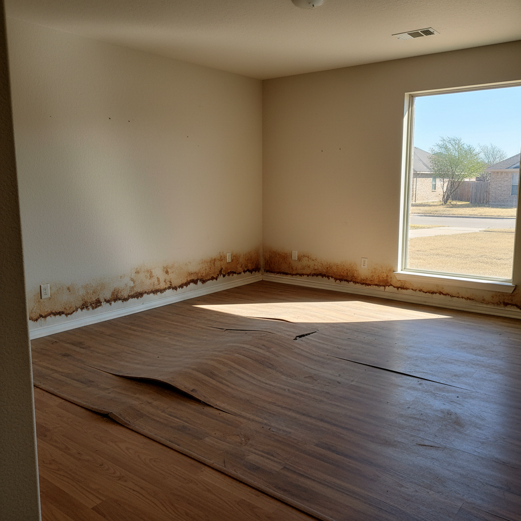 Water damage-related mold removal in Pottsboro