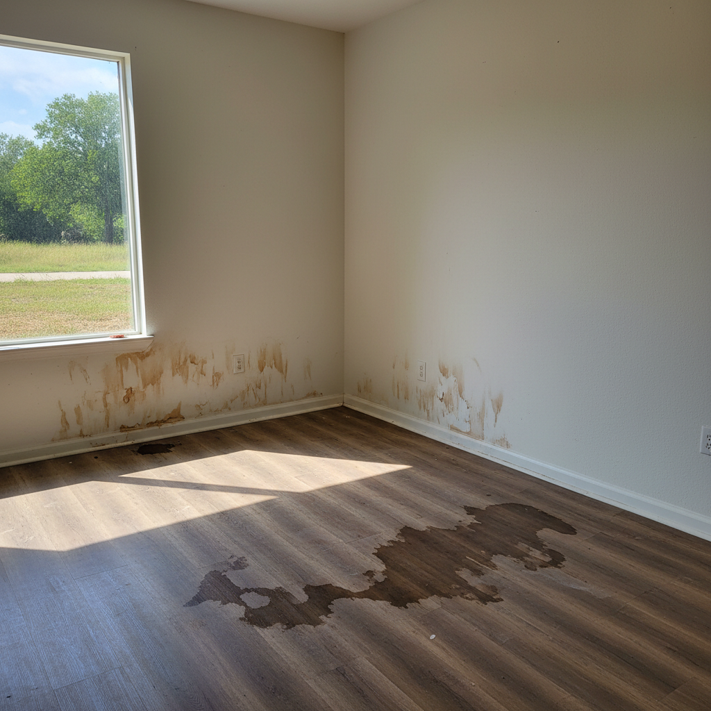 Roof Leak Water Damage Repair in Pottsboro