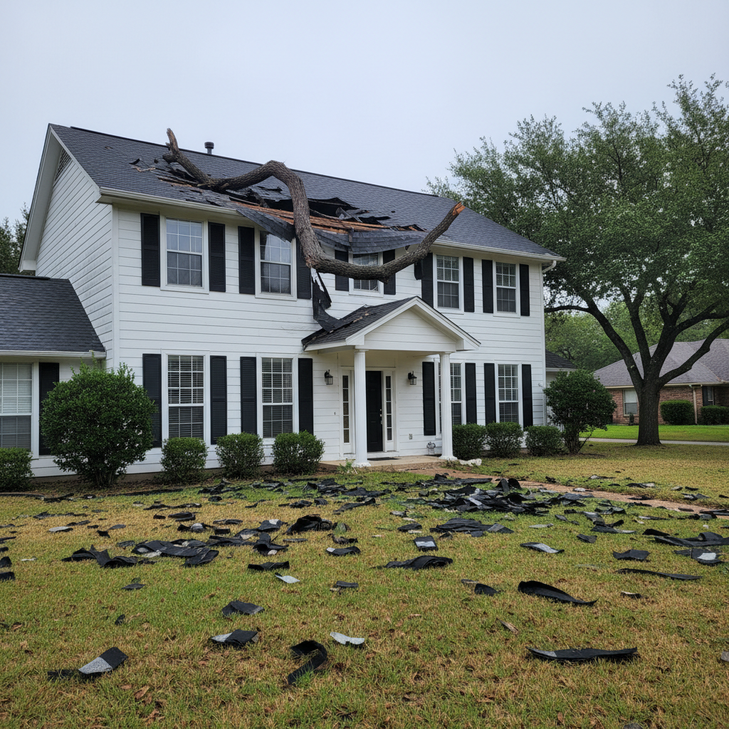 Storm Damage Restoration in Pottsboro
