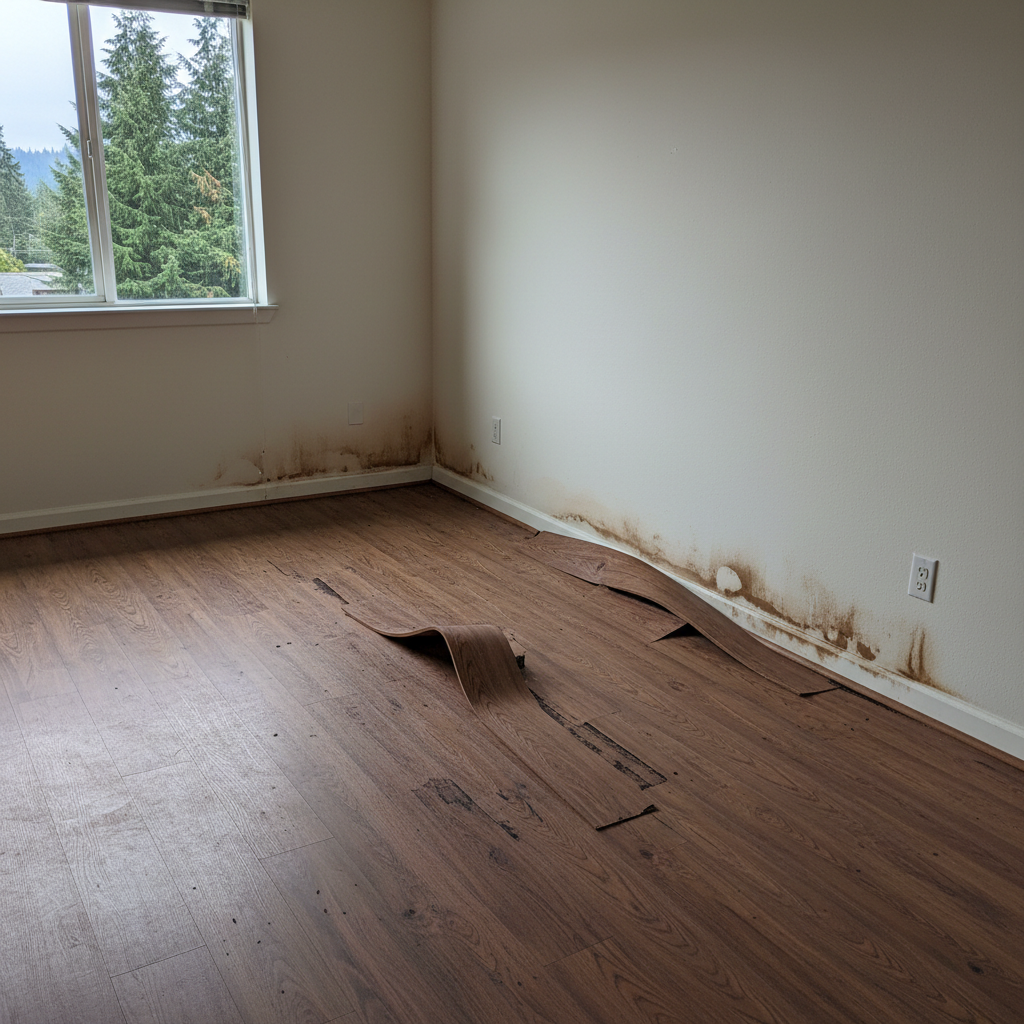 Water damage-related mold removal