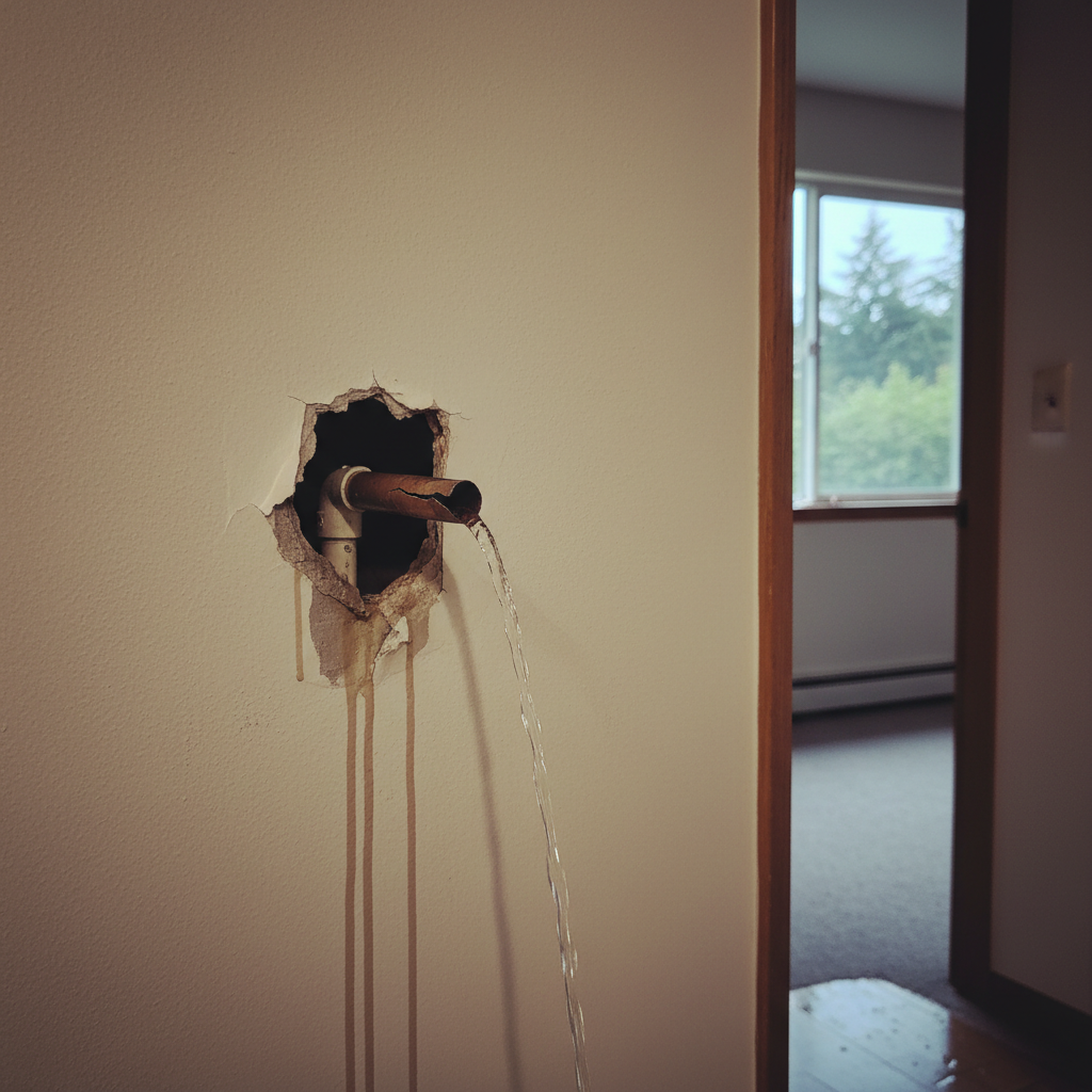 Burst Pipe Repair and Cleanup