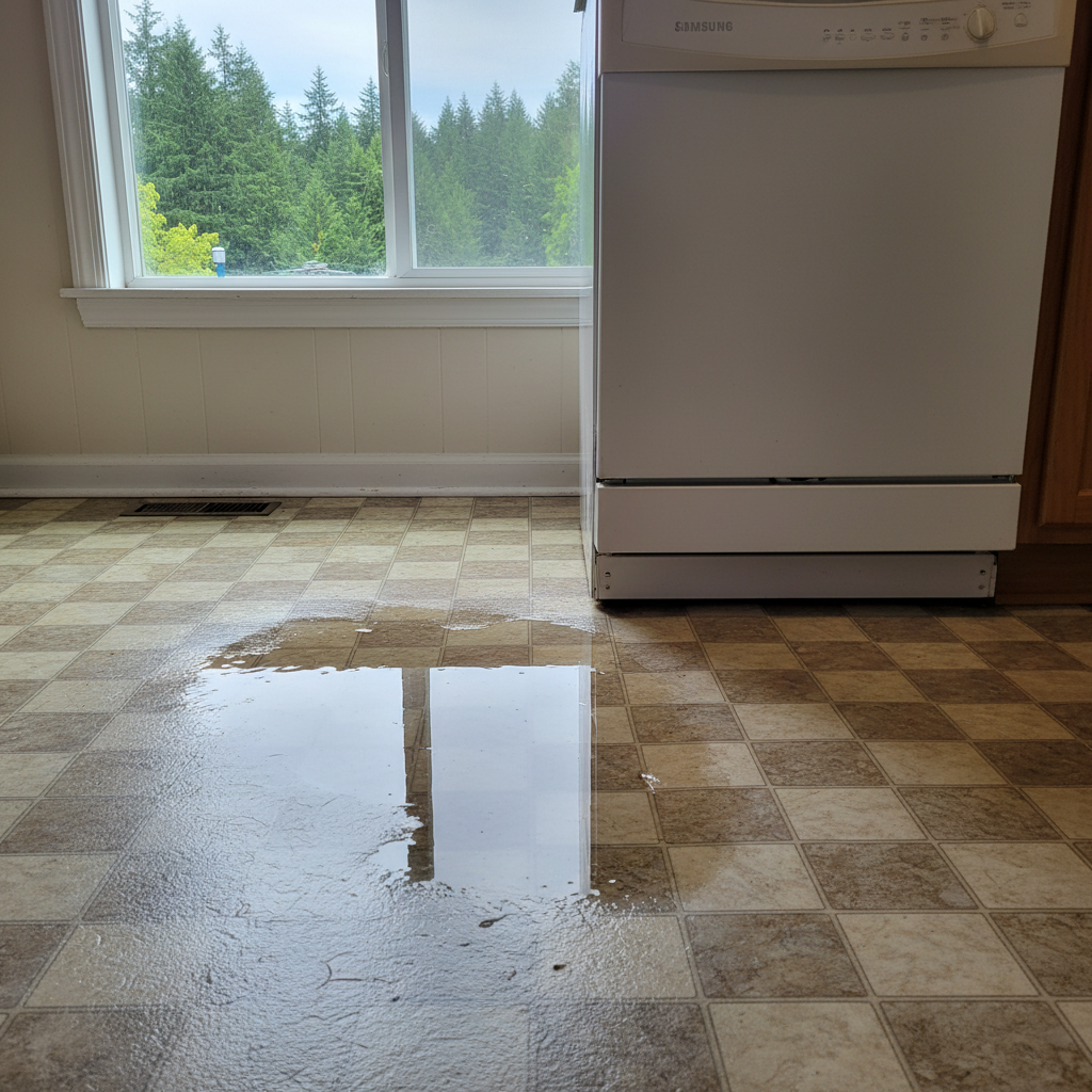 Appliance Leak Cleanup