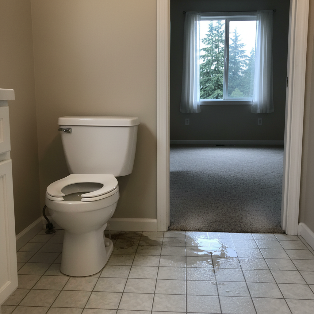 Toilet Overflow Cleanup