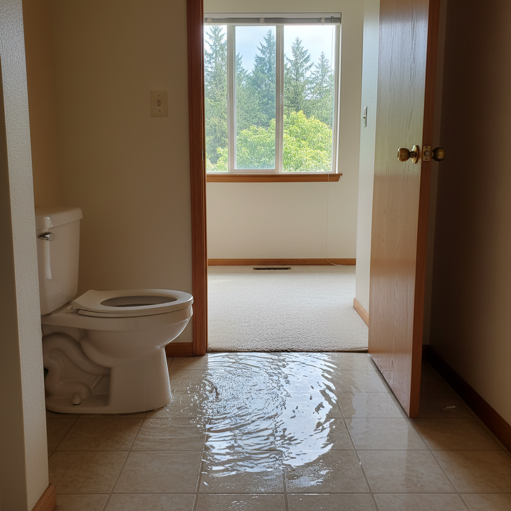 Toilet Overflow Cleanup