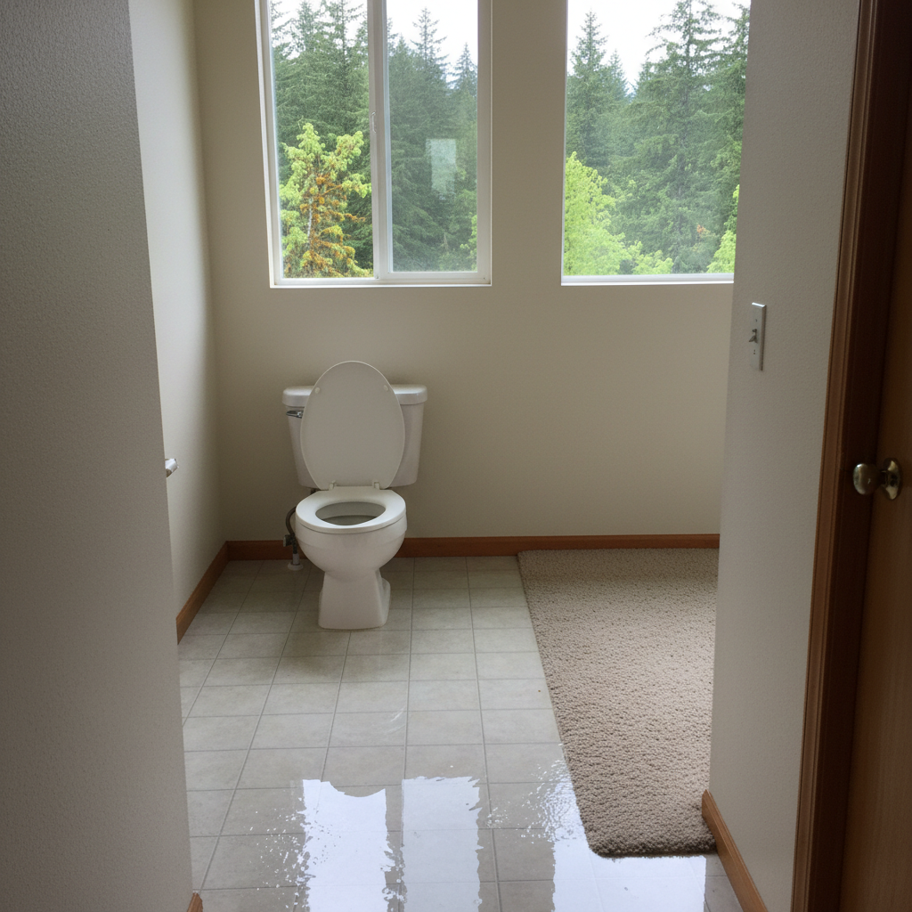 Toilet Overflow Cleanup