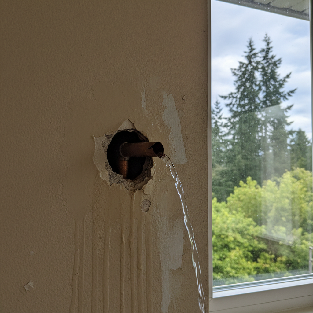 Burst Pipe Repair and Cleanup