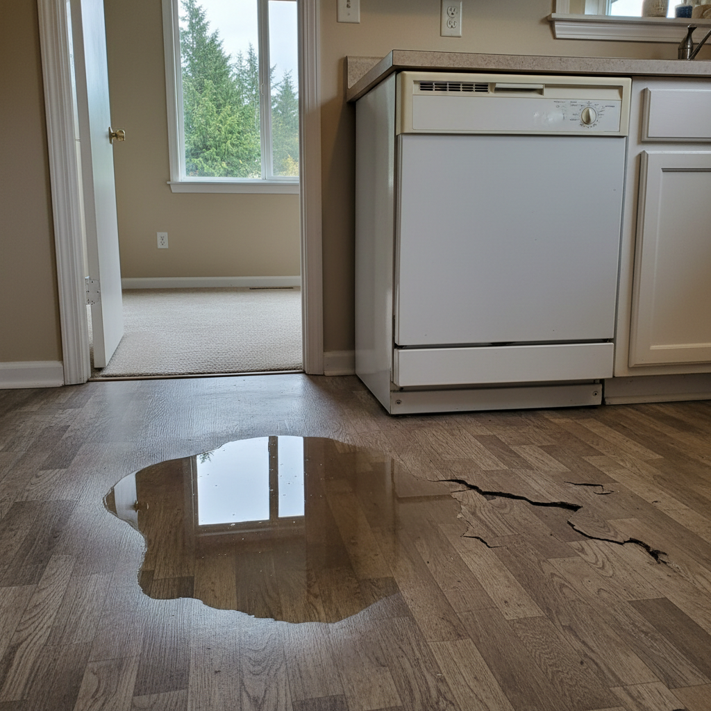 Appliance Leak Cleanup