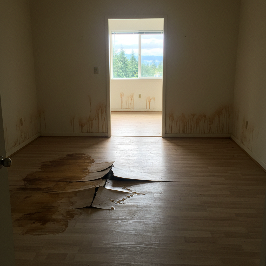 Water damage-related mold removal in Renton