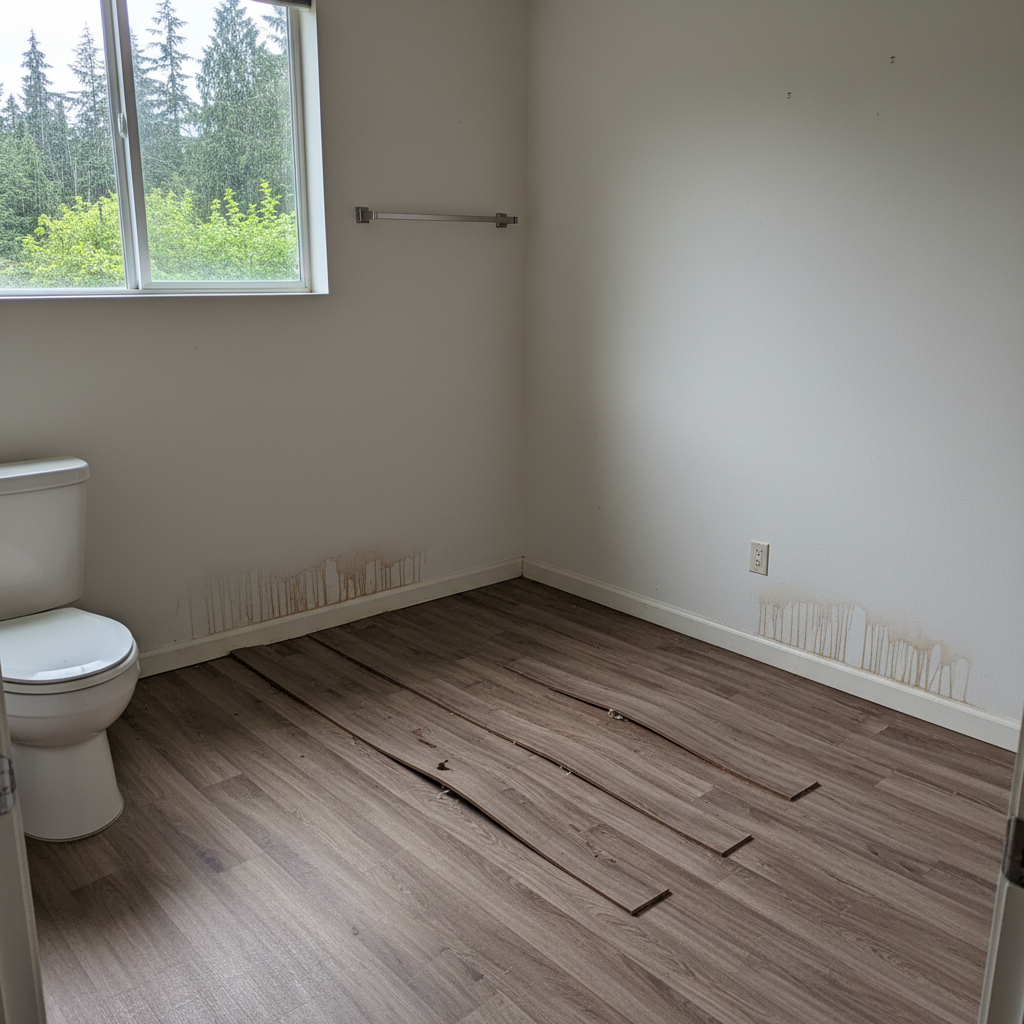 Roof Leak Water Damage Repair in Renton
