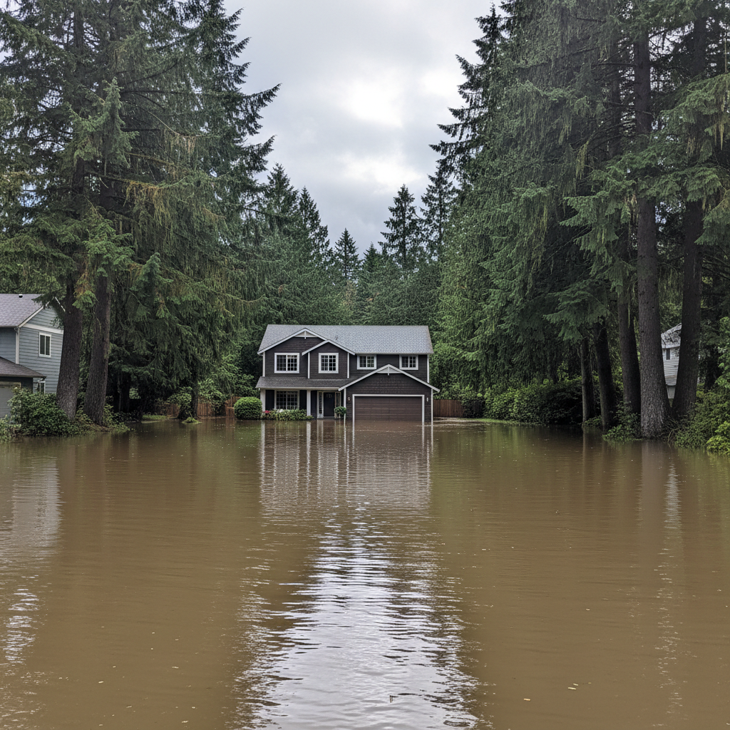 Flood cleanup in Seattle