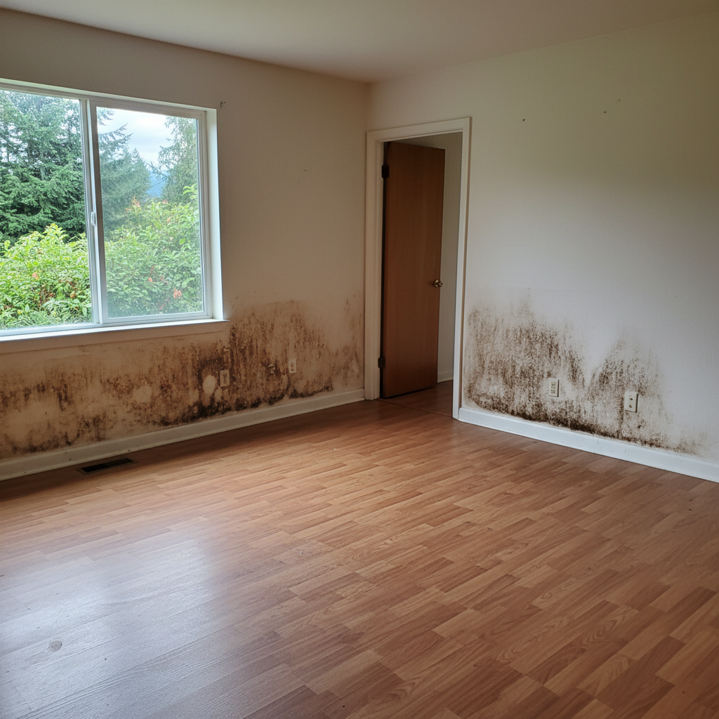Water damage-related mold removal in Seattle