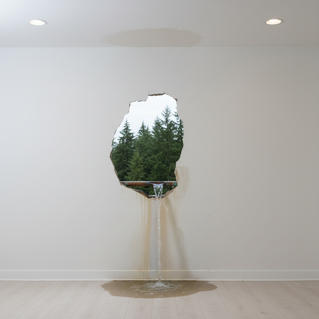 Burst Pipe Repair and Cleanup in Seattle