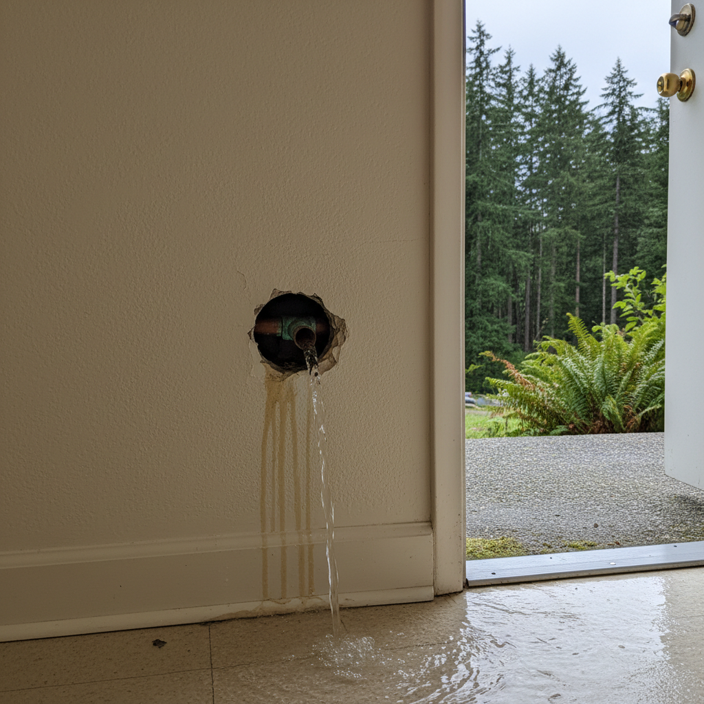 Burst Pipe Repair and Cleanup