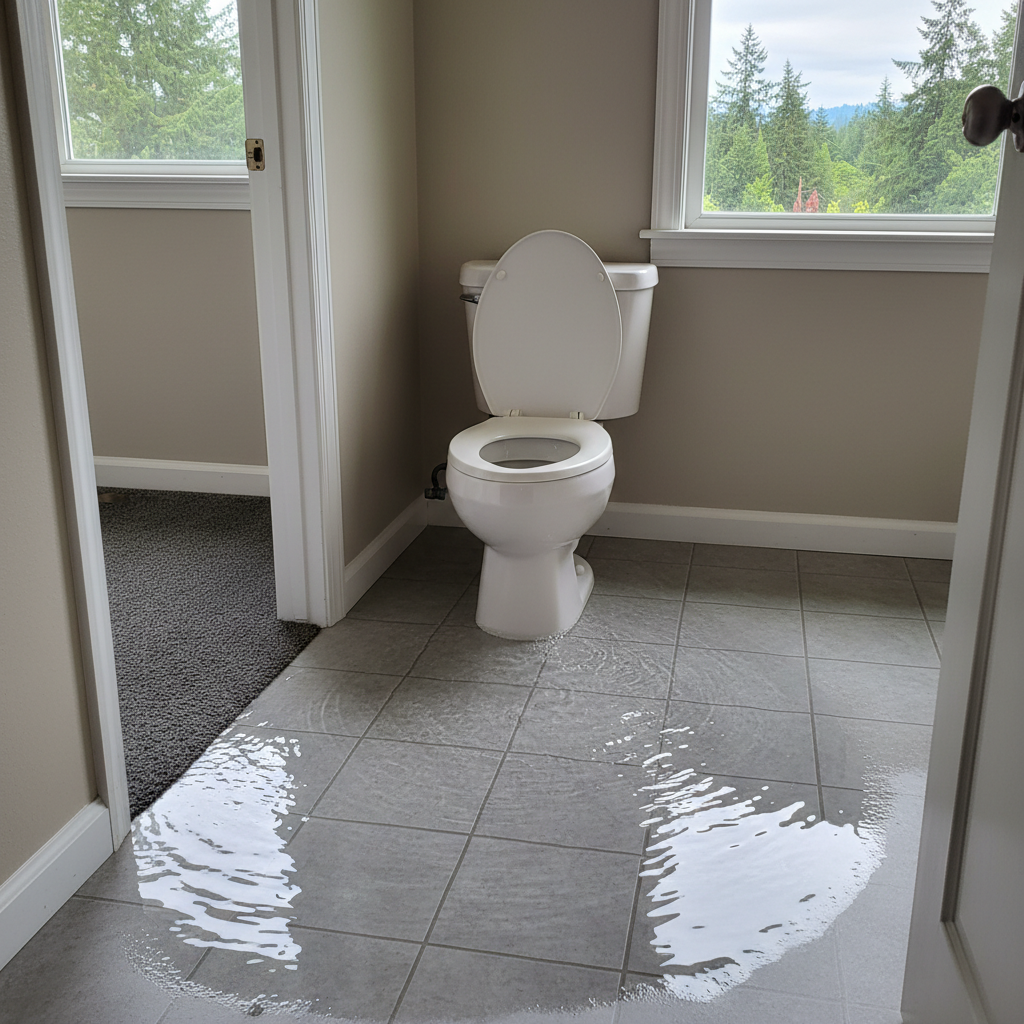 Toilet Overflow Cleanup
