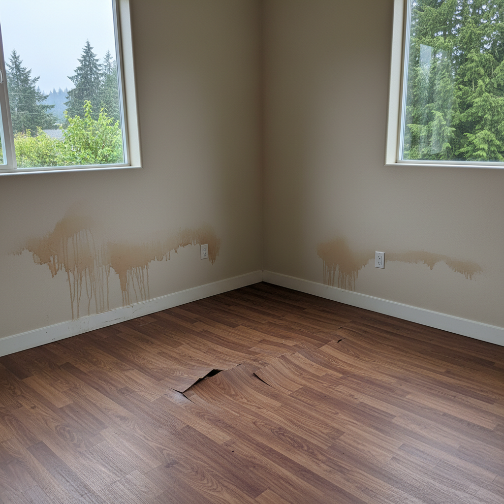 Roof Leak Water Damage Repair