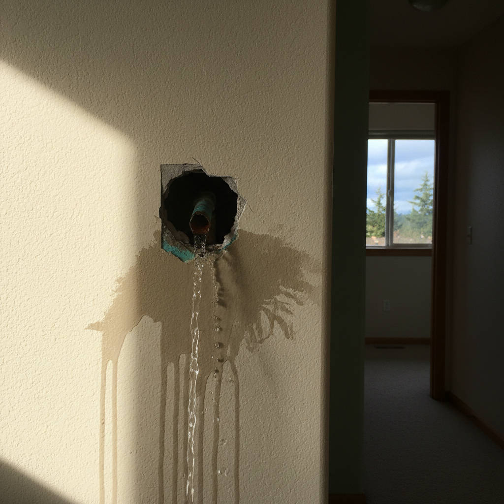 Burst Pipe Repair and Cleanup in North Bend