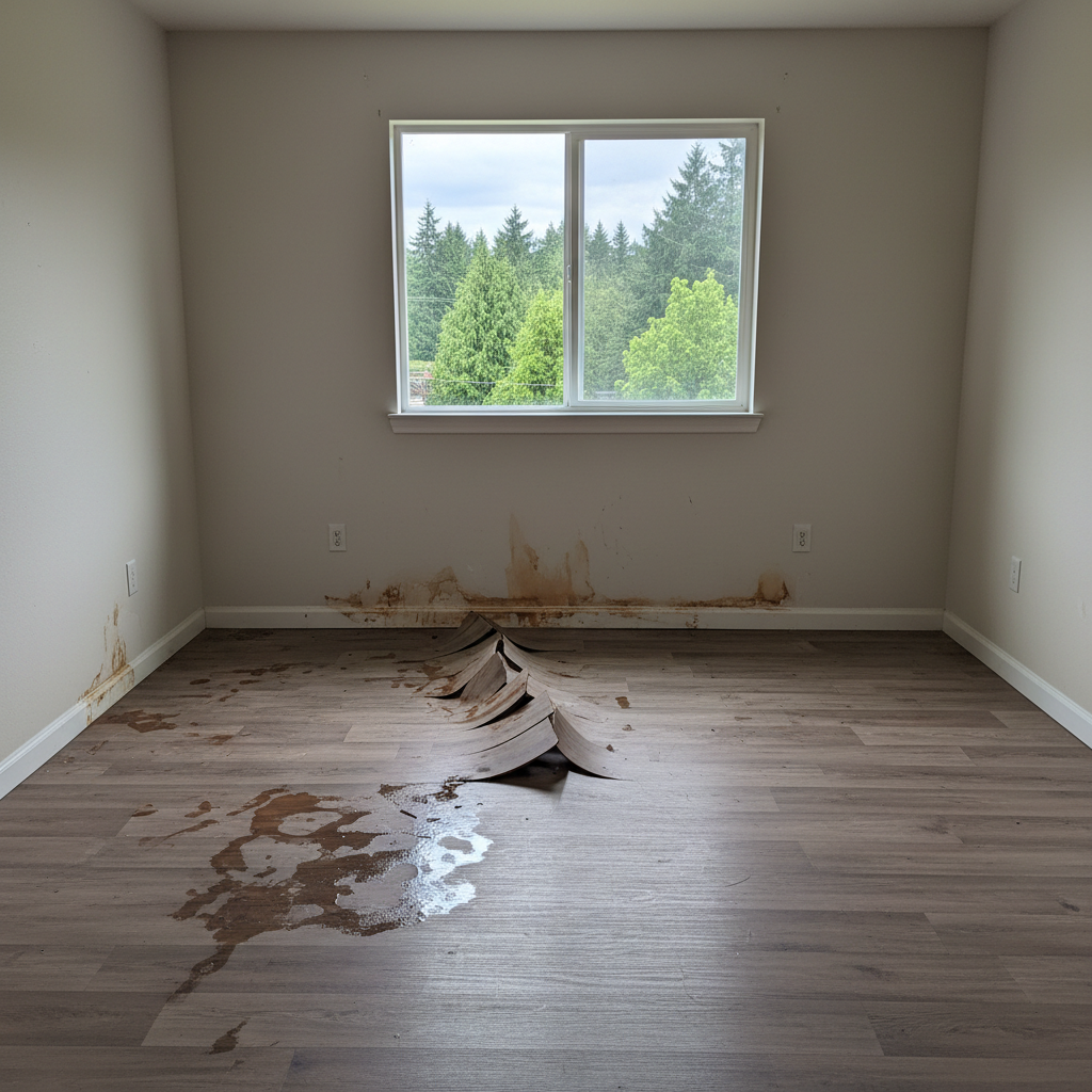 Roof Leak Water Damage Repair in North Bend