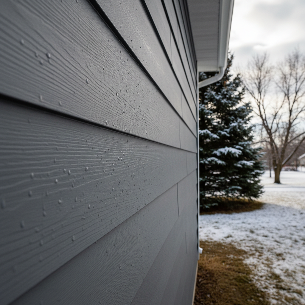 Completed siding cleaning work at a residential property in Superior, WI