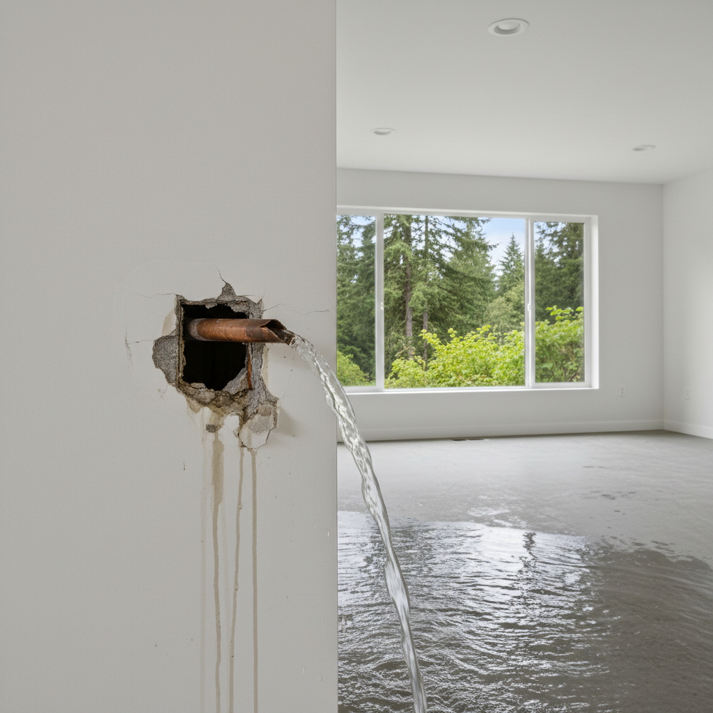 Burst Pipe Repair and Cleanup
