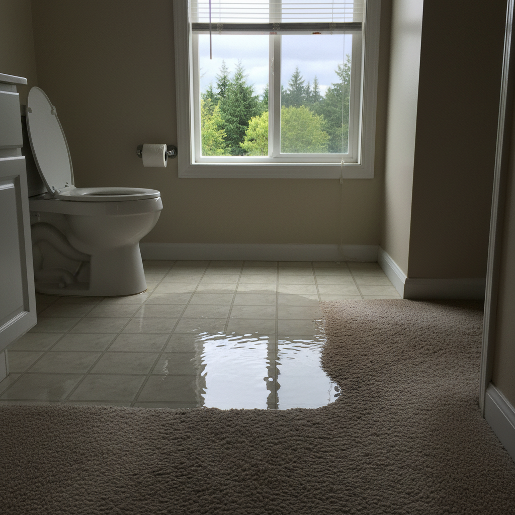 Toilet Overflow Cleanup