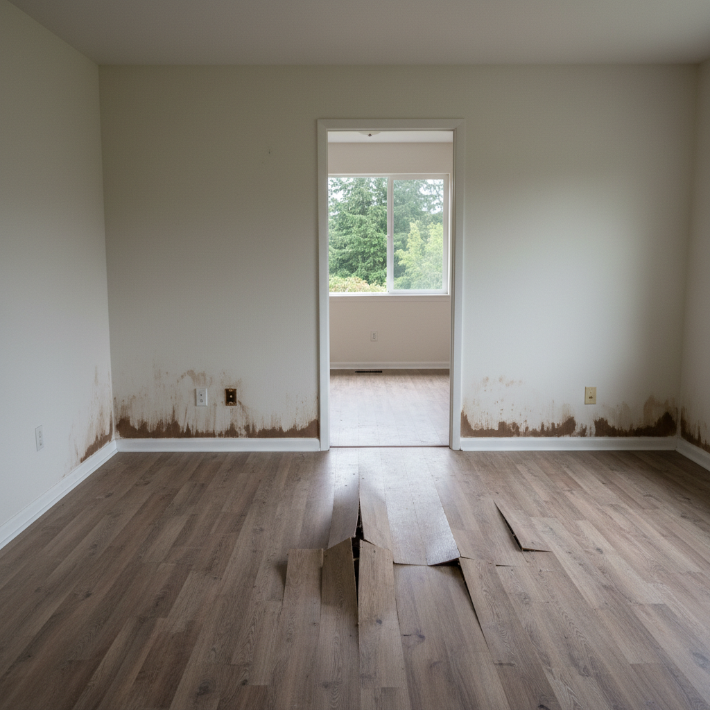Roof Leak Water Damage Repair