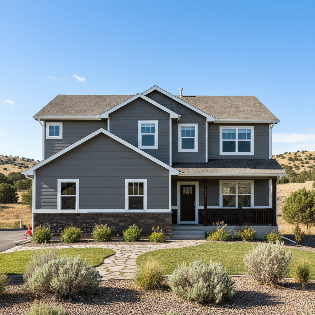 Completed siding removal work at a residential property in South Jordan, UT