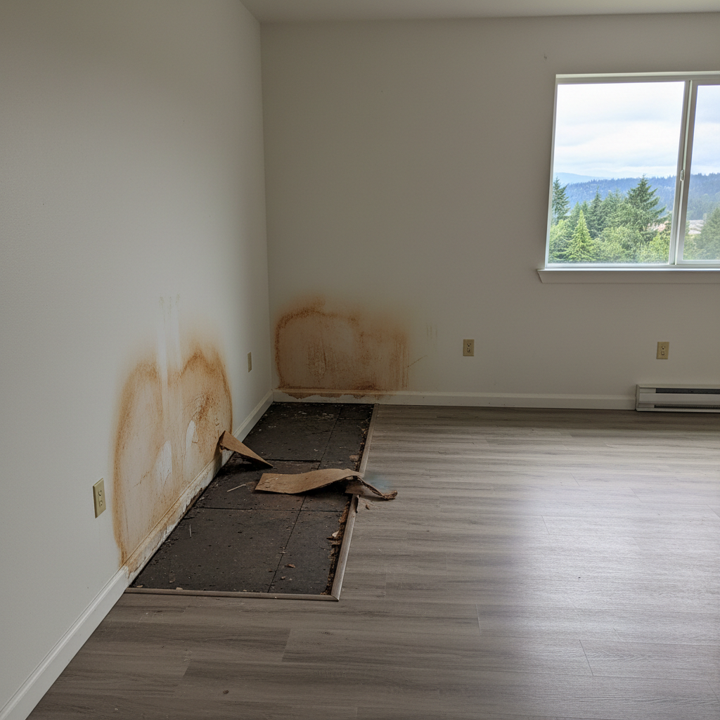 Water damage-related mold removal