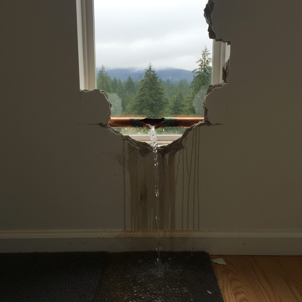 Burst Pipe Repair and Cleanup